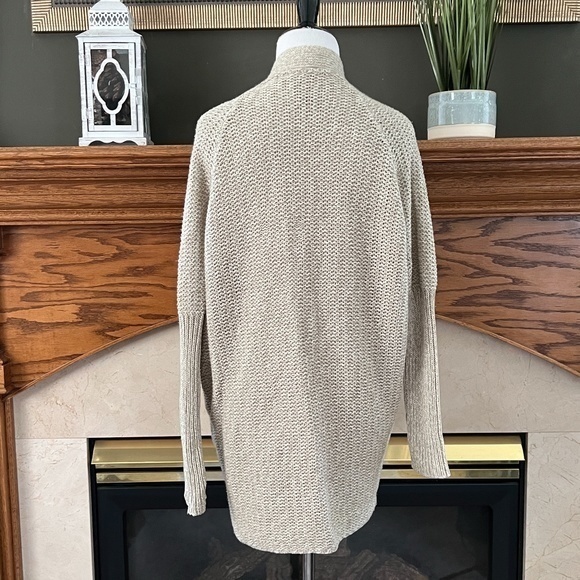 Francesca's Quinn Marled Open Waterfall Cardigan Sweater Sz. M - Picture 7 of 12